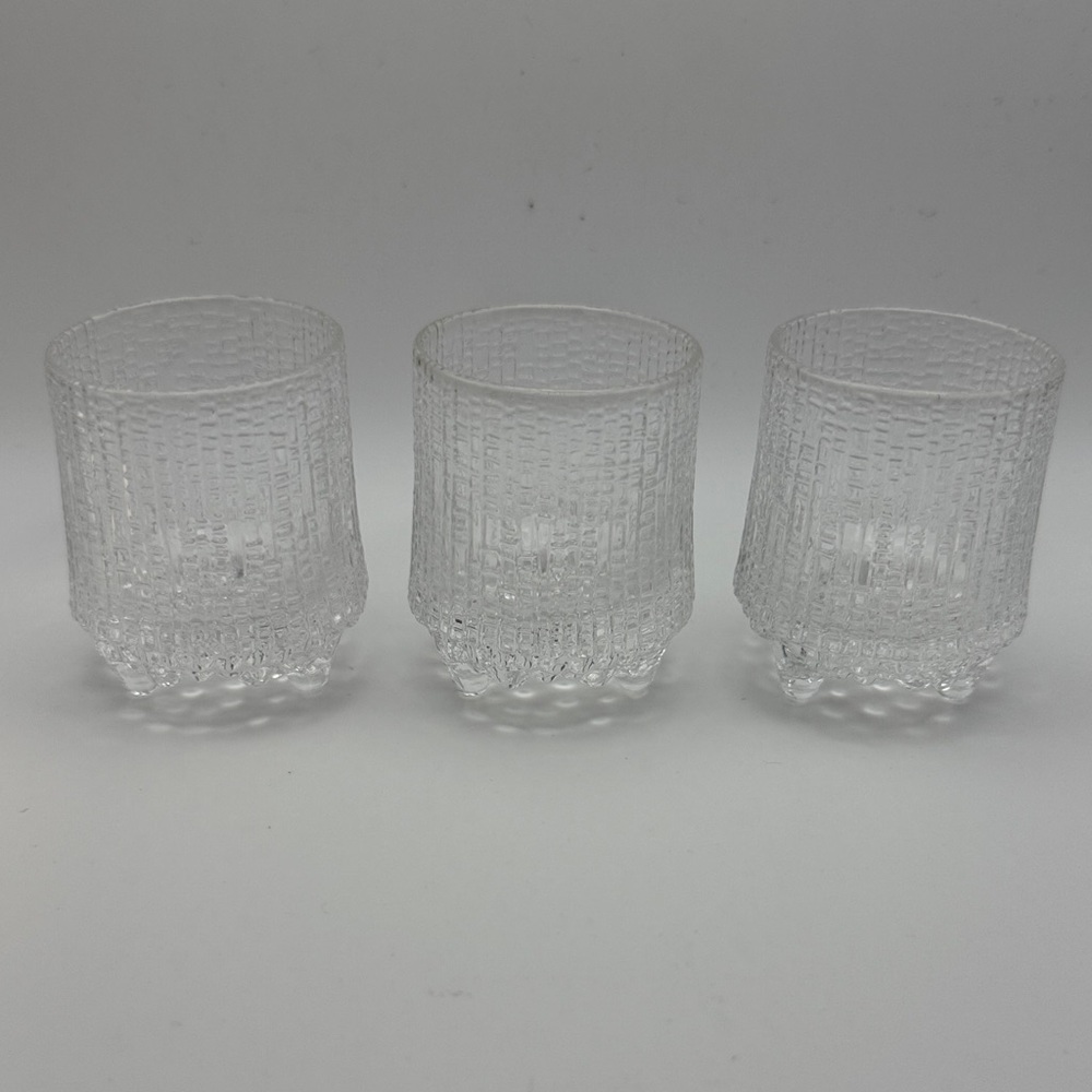 Set of 3 Tapio Wirkkala shot / schnapps glasses, 5.5 cm